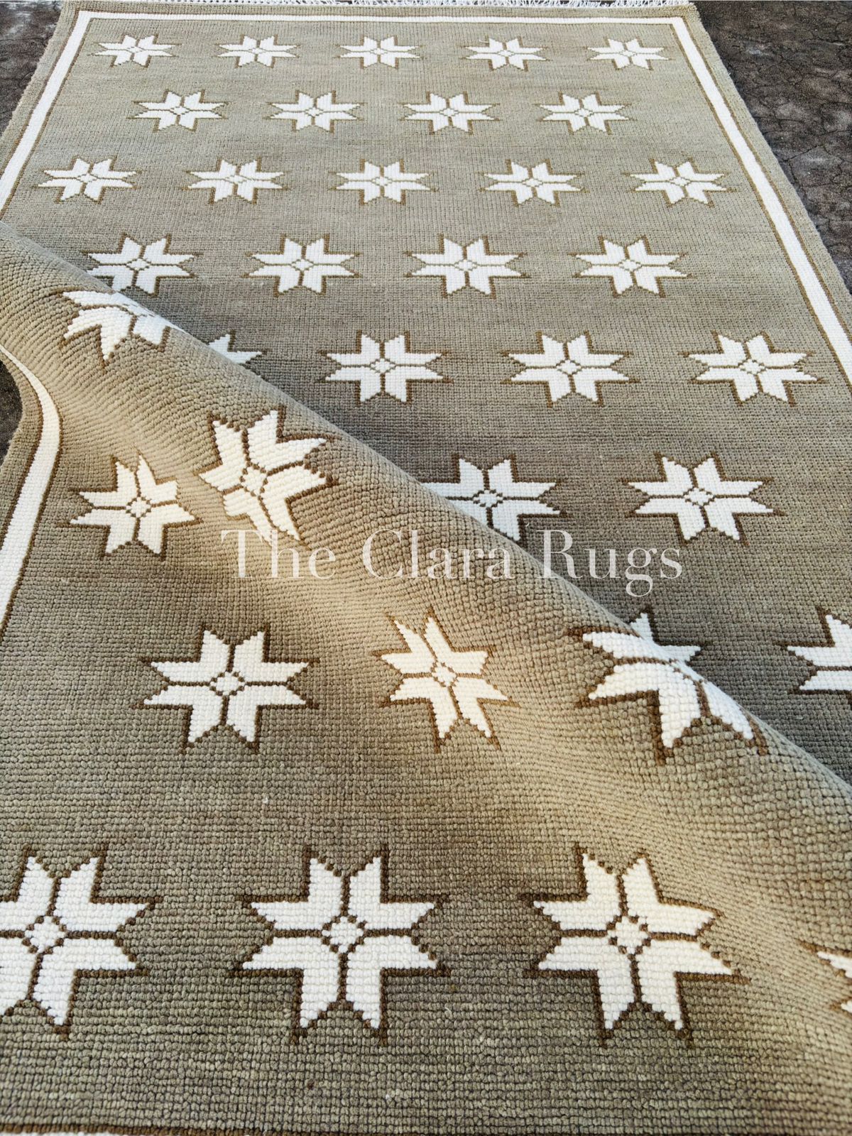 Made Star Rug Whimsical Star Handmade Wool Rug – The Clara Rugs LLC