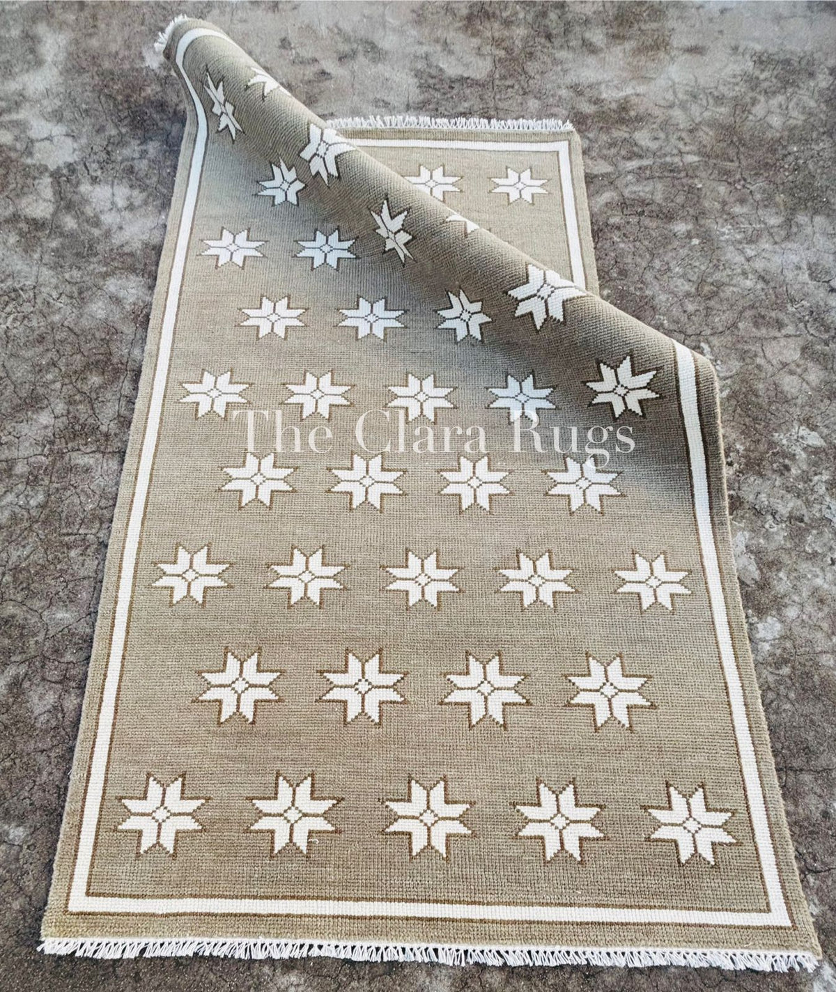 Made Star Rug Whimsical Star Handmade Wool Rug – The Clara Rugs LLC